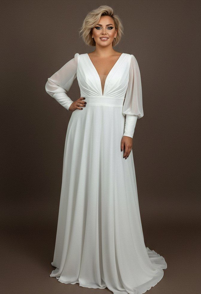 Свадебное платье Кристи Марьяна сайз плюс