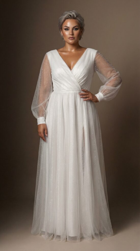 Свадебное платье Кристи Бурлеск сайз плюс