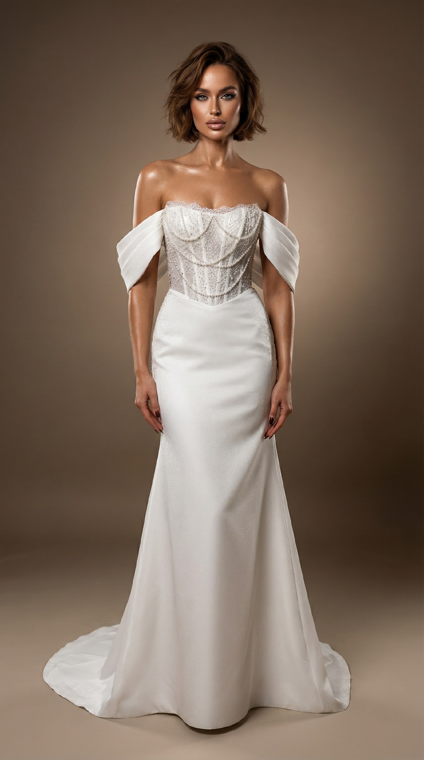 Свадебное платье Одета Делайла нимфа стайл