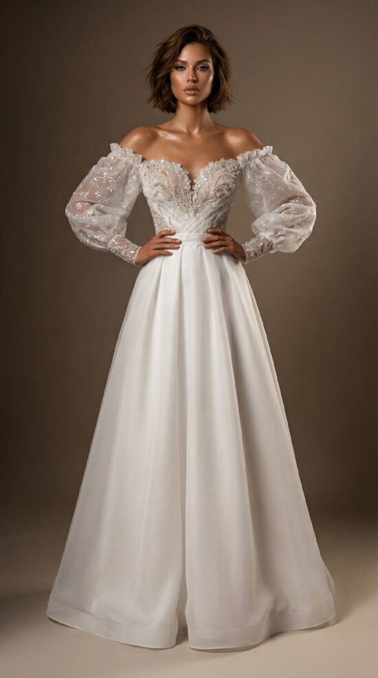 Свадебное платье Одета Солей